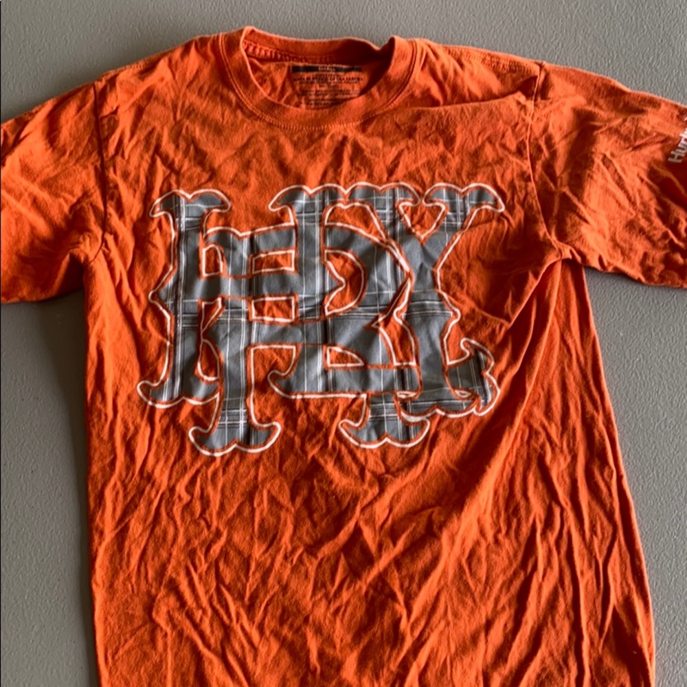 Orange and gray Hurley T-shirt